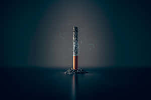 Cigar With Burnt Wrapper Addiction Wallpaper