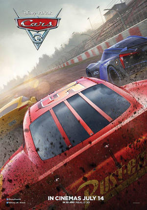 Cinematic Cars 3 Movie Poster Wallpaper