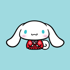 Cinnamoroll In Red Katana Wallpaper