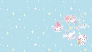 Cinnamoroll's Magical Laptop Lets Him Explore Never-before-seen Worlds! Wallpaper