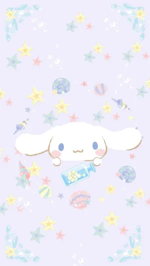 Cinnamoroll Sea Shells Wallpaper