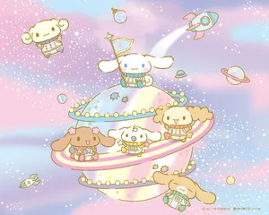 Cinnamoroll Sweet Galaxy Wallpaper