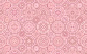 Circles On Pink Background Wallpaper