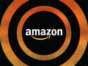 Circular Amazon Logo Wallpaper