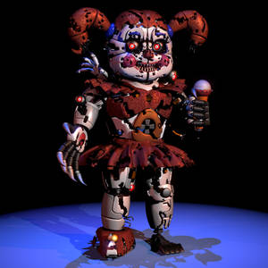 Circus Baby Blue Spotlight Wallpaper