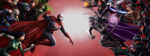 City Of Heroes Gaming Dual Screen Wallpaper