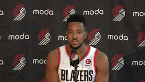 Cj Mccollum Press Conference Wallpaper