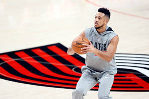 Cj Mccollum Shooting Drill Wallpaper