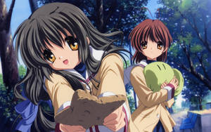 Clannad Fuko And Nagisa Wallpaper