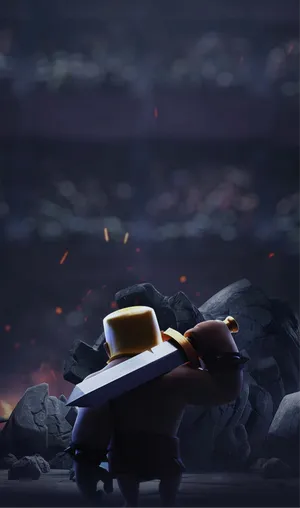 Clash Royale King Dark Art Wallpaper