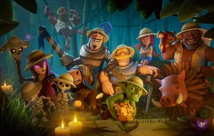 Clash Royale Night Party Wallpaper