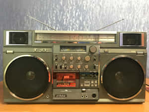 Classic 80s Boombox Jvc Rc M90 Wallpaper