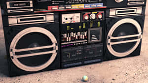 Classic 80s Boombox Lasonic Trc 975 Wallpaper