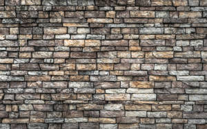 Classic Bare Stone Wall Cladding Wallpaper