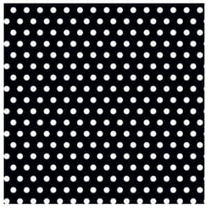 Classic Black And White Polka Dots Wallpaper