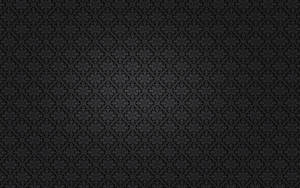 Classic Black Floral Diamond Pattern Wallpaper