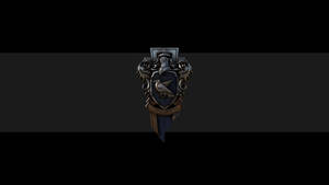 Classic Black Ravenclaw Crest Wallpaper