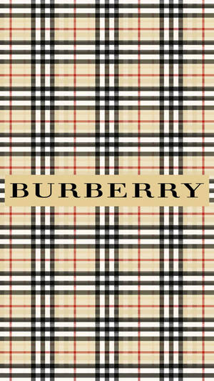 Classic Burberry Check Logo Wallpaper