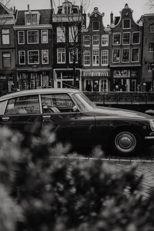 Classic Car Black And Grey Iphone Wallpaper