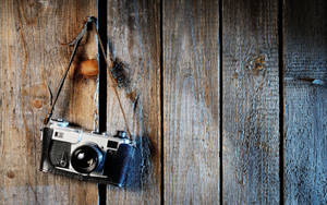 Classic Hanging Film Camera Wallpaper