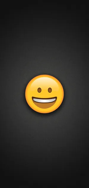 Classic Happy Smile Emoji Expressing Joy Wallpaper