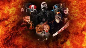 Classic Horror Icons Wallpaper