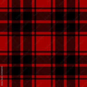 Classic Red Checkered Print Wallpaper