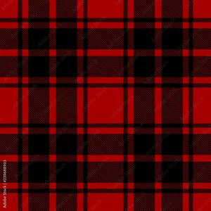 Classic Red Checkered Print Wallpaper