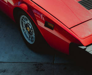 Classic Red Ferrari Wallpaper