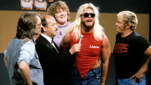 Classic Wrestling Group Interview Wallpaper