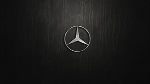 Classy Black Mercedes On A Sunny Day Wallpaper