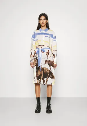 Claudie Pierlot Horse Painted Dress Wallpaper