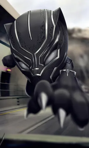 Claws Cute Black Panther Wallpaper