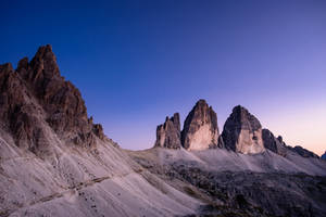 Clear Sky Dolomites Wallpaper