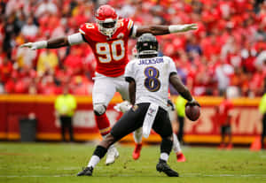 Cleveland Browns Emmanuel Ogbah Football Wallpaper