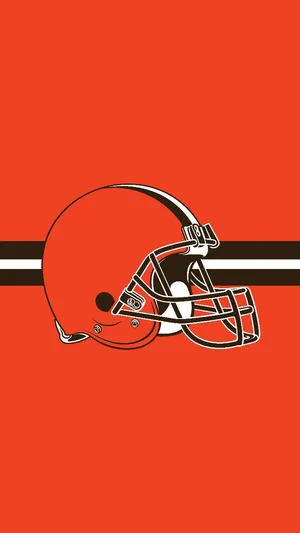 Cleveland Browns Helmet For Mobile Wallpaper