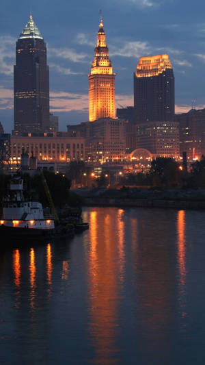 Cleveland City Lights Wallpaper