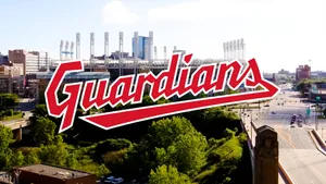 Cleveland Guardians City Background Wallpaper