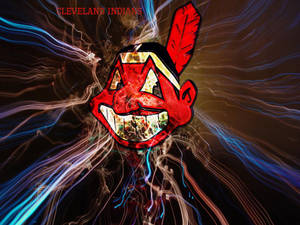 Cleveland Indians Cool Neon Wallpaper