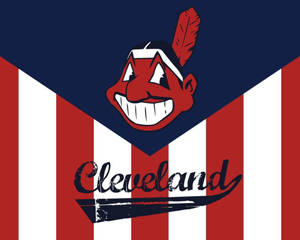 Cleveland Indians Vertical Flag Wallpaper