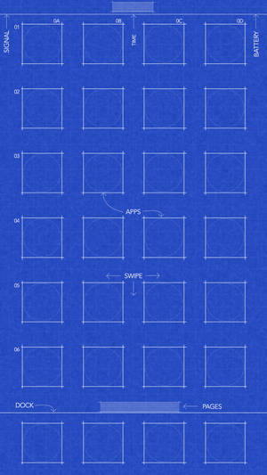 Clever Blueprint Design Wallpaper