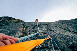 Climbing Point Of View Wallpaper