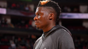 Clint Capela Serious Mode Inside Court Wallpaper