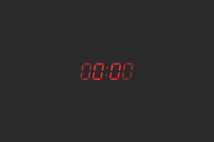 Clock On Black Backdrop Wallpaper