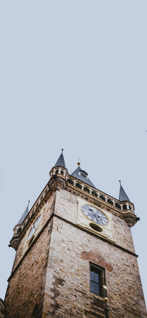 Clock Tower Czech Republic Wallpaper