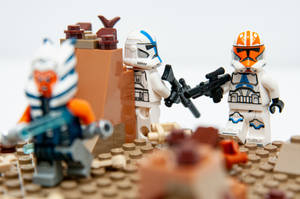 Clone Troopers March Towards Battle Wallpaper