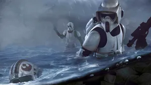 Clone Wars Ocean Stroms Wallpaper