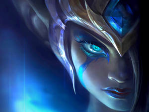 Close-up 3d League Of Legends Portrait Wallpaper