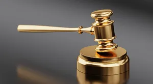 Close Up Advocate Golden Gavel Wallpaper