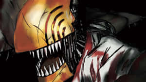 Close-up Chainsaw Man Pfp Wallpaper